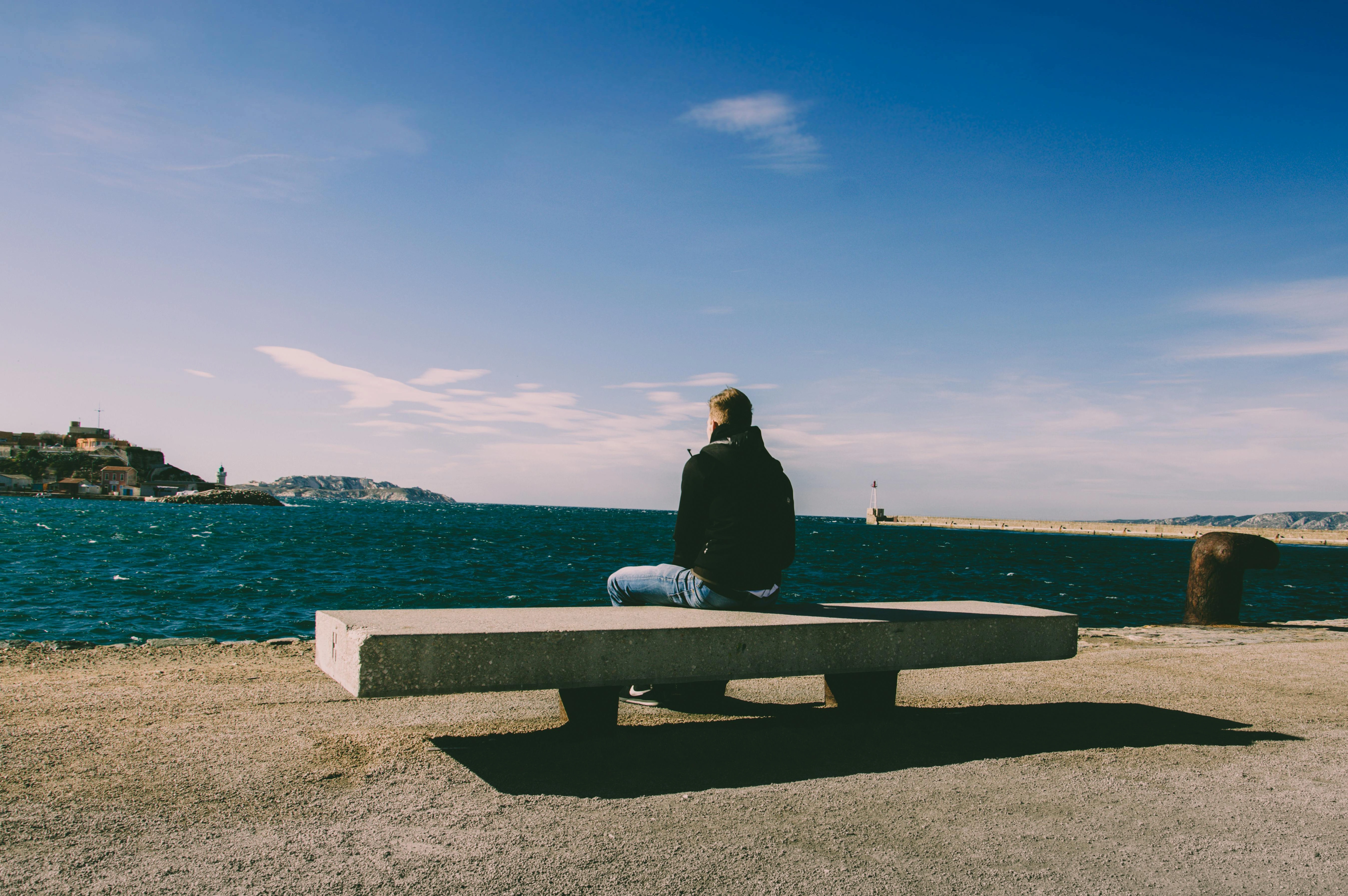 Man managing stress and burnout